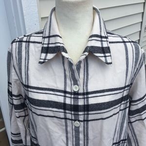 Liz Claiborne Wool Shirt Jacket. size M